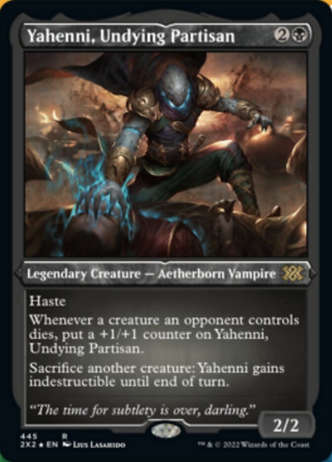 Yahenni, Undying Partisan (Foil Etched) [Double Masters 2022] - Evolution TCG