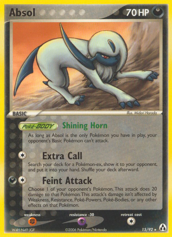 Absol (15/92) [EX: Legend Maker] - Evolution TCG