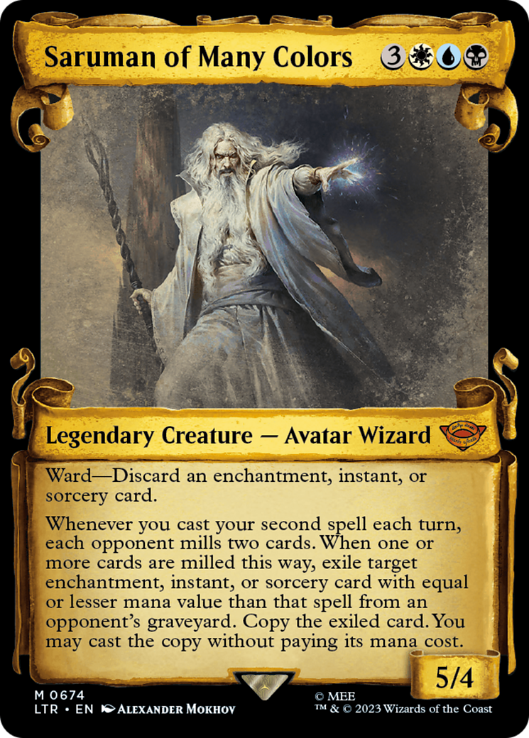 Saruman of Many Colors [The Lord of the Rings: Tales of Middle-Earth Showcase Scrolls] - Evolution TCG