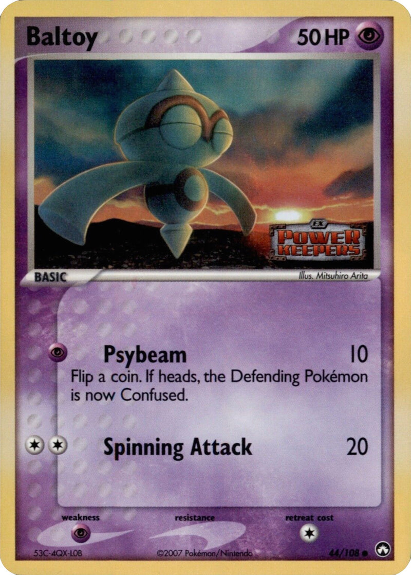 Baltoy (44/108) (Stamped) [EX: Power Keepers] - Evolution TCG