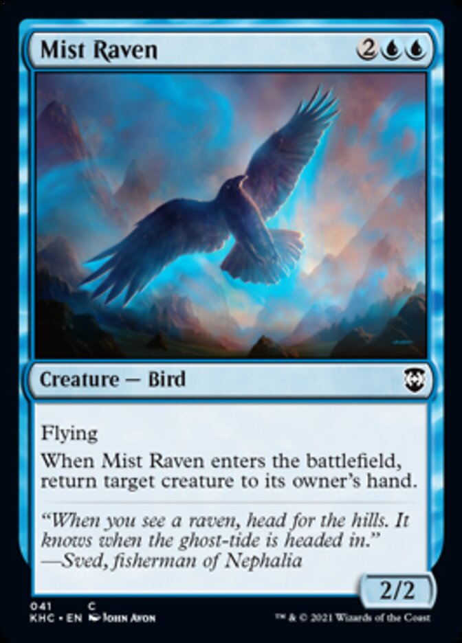 Mist Raven [Kaldheim Commander] - Evolution TCG