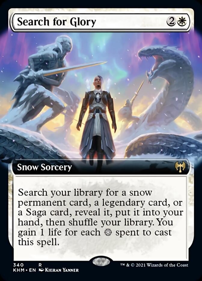 Search for Glory (Extended Art) [Kaldheim] - Evolution TCG