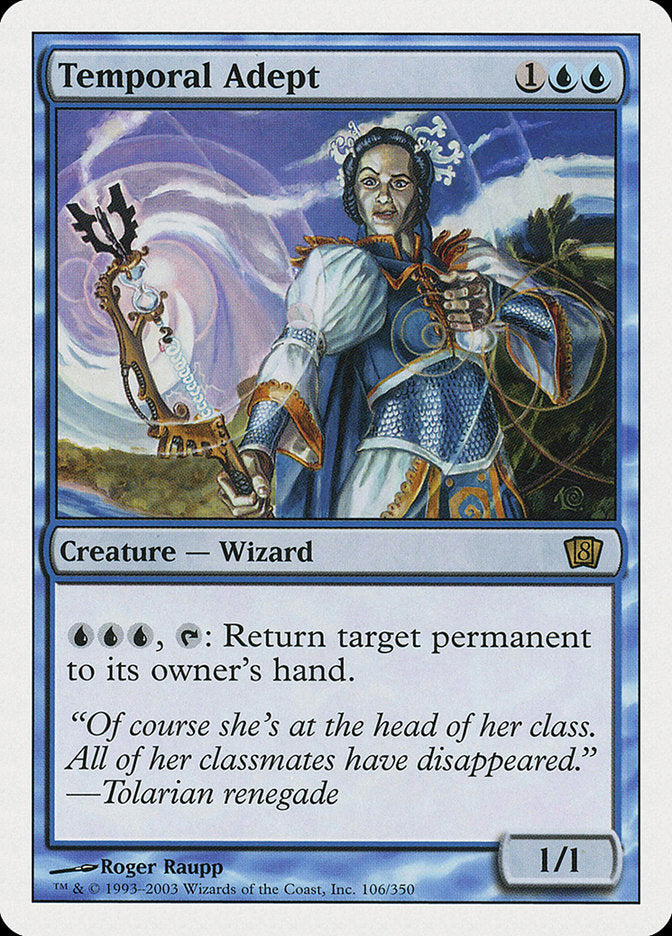 Temporal Adept [Eighth Edition] - Evolution TCG | Evolution TCG