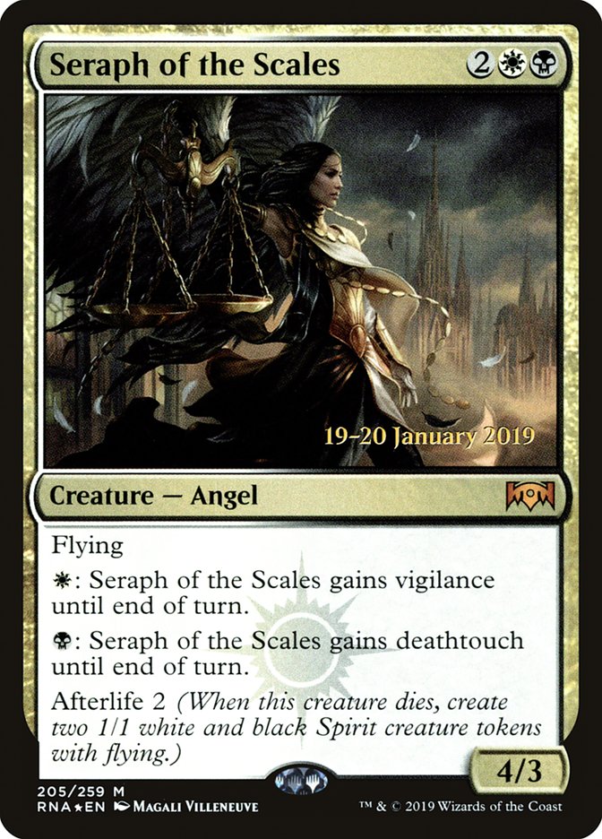 Seraph of the Scales [Ravnica Allegiance Prerelease Promos] - Evolution TCG