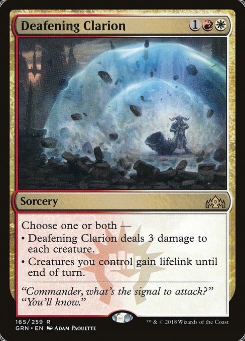 Deafening Clarion [Guilds of Ravnica] - Evolution TCG