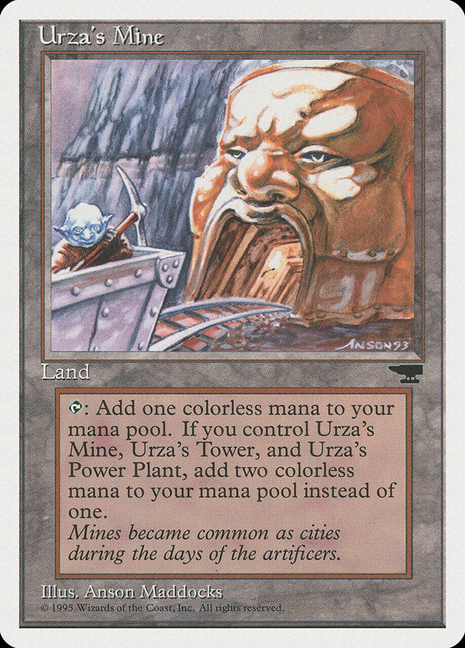 Urza's Mine (Mine Cart Entering Mouth) [Chronicles] - Evolution TCG