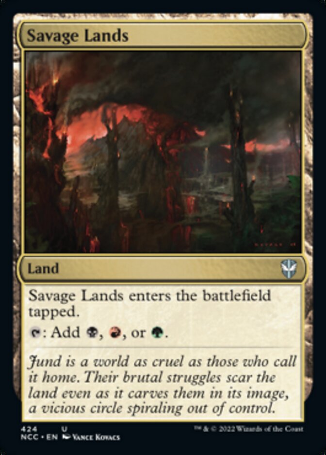 Savage Lands [Streets of New Capenna Commander] - Evolution TCG