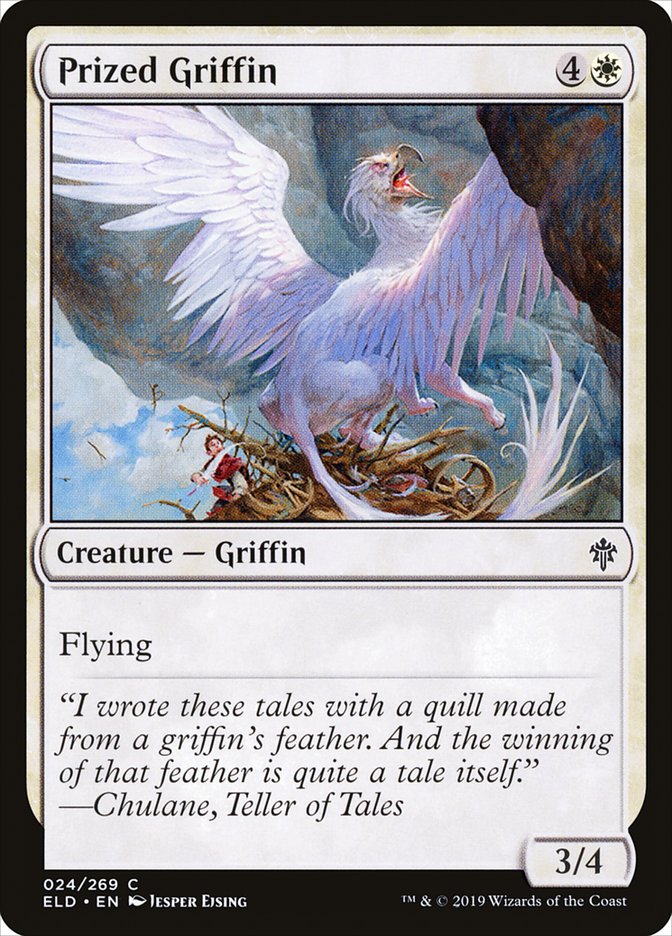 Prized Griffin [Throne of Eldraine] - Evolution TCG