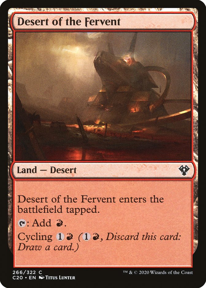 Desert of the Fervent [Commander 2020] - Evolution TCG