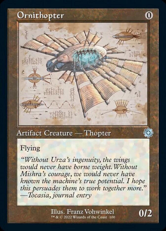 Ornithopter (Retro Schematic) [The Brothers' War Retro Artifacts] - Evolution TCG