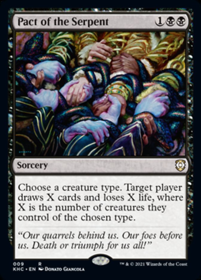 Pact of the Serpent [Kaldheim Commander] - Evolution TCG