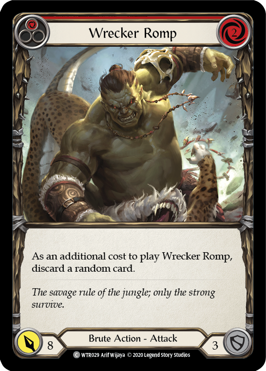 Wrecker Romp (Red) [U-WTR029] (Welcome to Rathe Unlimited)  Unlimited Normal - Evolution TCG