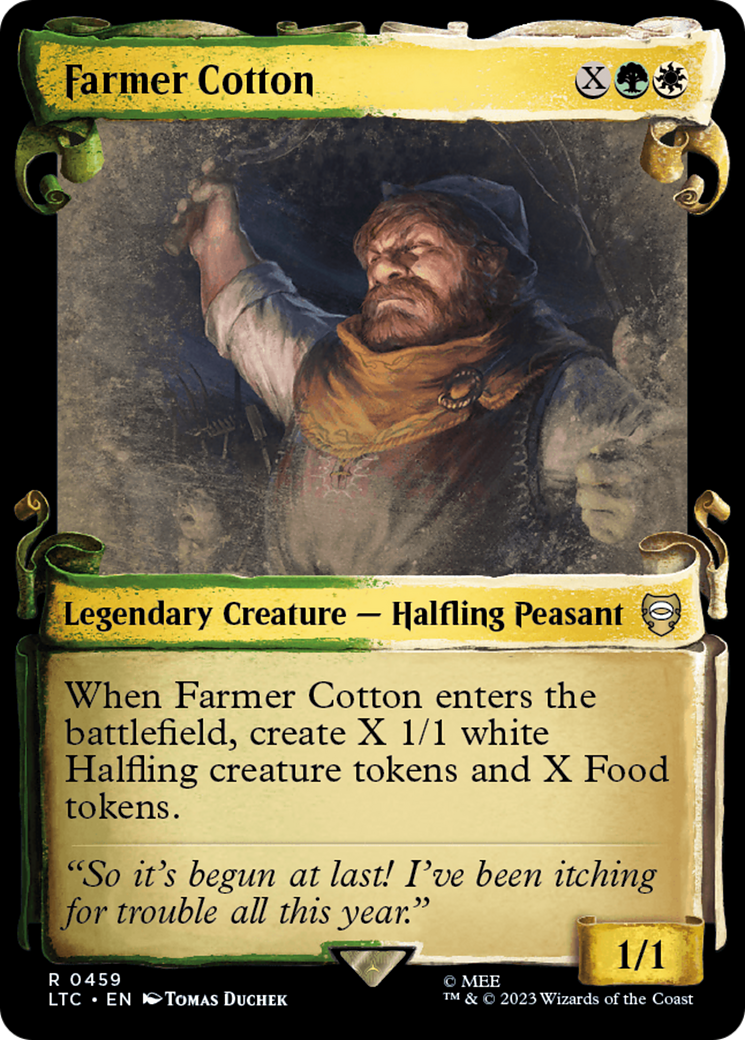 Farmer Cotton [The Lord of the Rings: Tales of Middle-Earth Commander Showcase Scrolls] - Evolution TCG