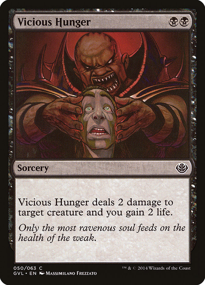 Vicious Hunger (Garruk vs. Liliana) [Duel Decks Anthology] - Evolution TCG