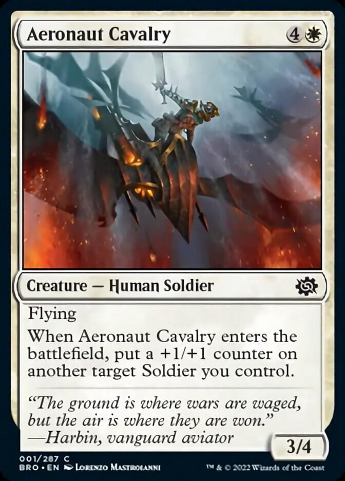 Aeronaut Cavalry [The Brothers' War] - Evolution TCG