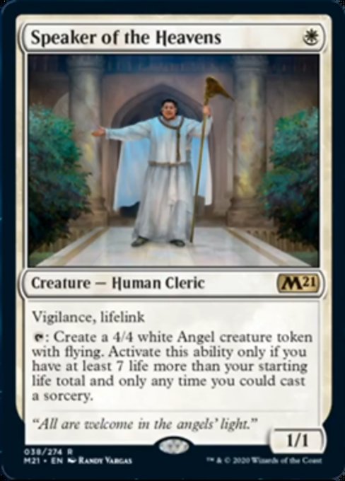 Speaker of the Heavens [Core Set 2021] - Evolution TCG