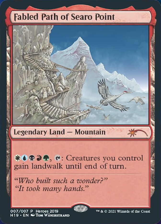 Fabled Path of Searo Point [Heroes of the Realm 2019] - Evolution TCG