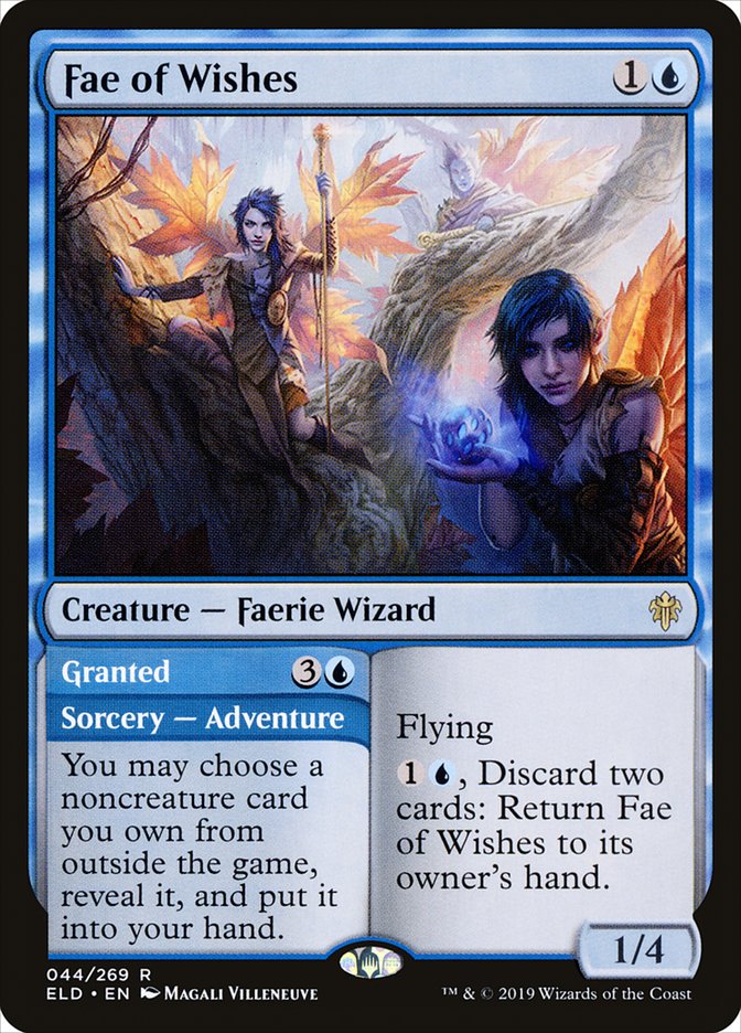 Fae of Wishes // Granted [Throne of Eldraine] - Evolution TCG