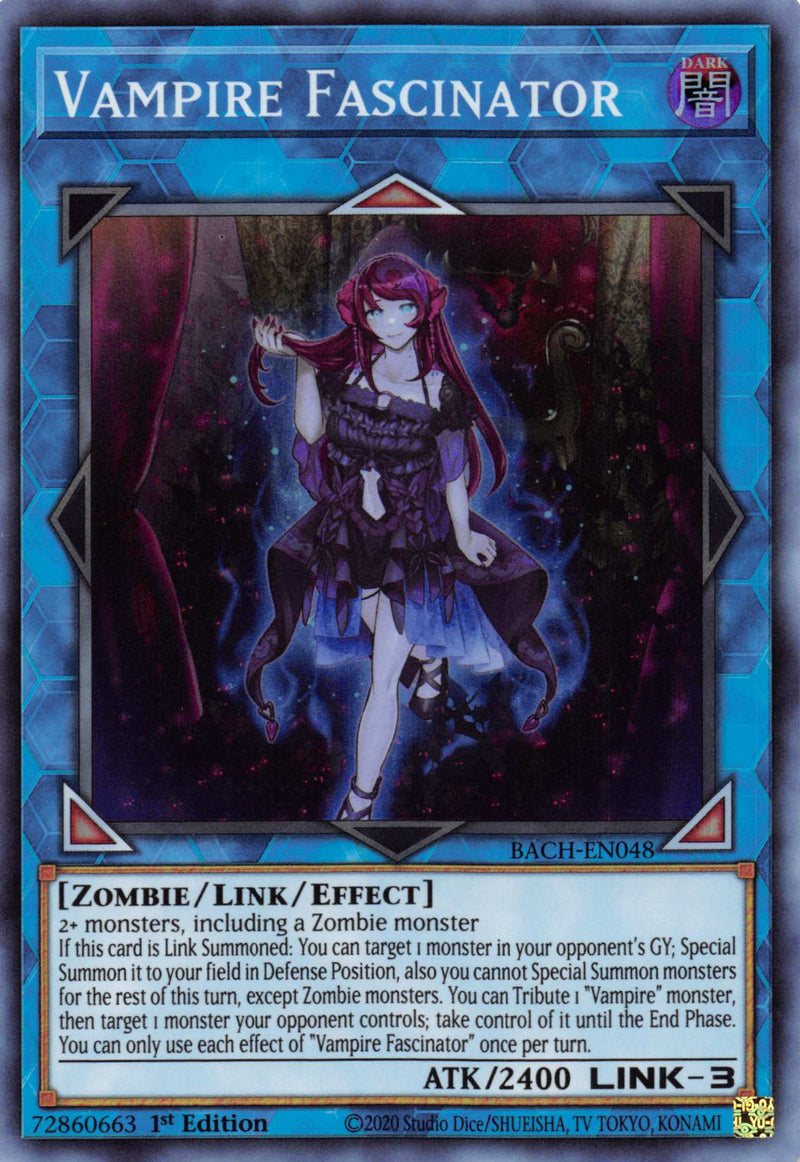 Vampire Fascinator [BACH-EN048] Super Rare - Evolution TCG