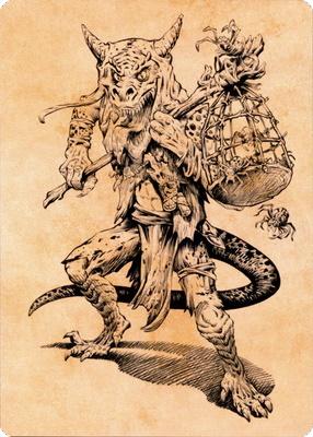 Taunting Kobold Art Card [Commander Legends: Battle for Baldur's Gate Art Series] - Evolution TCG