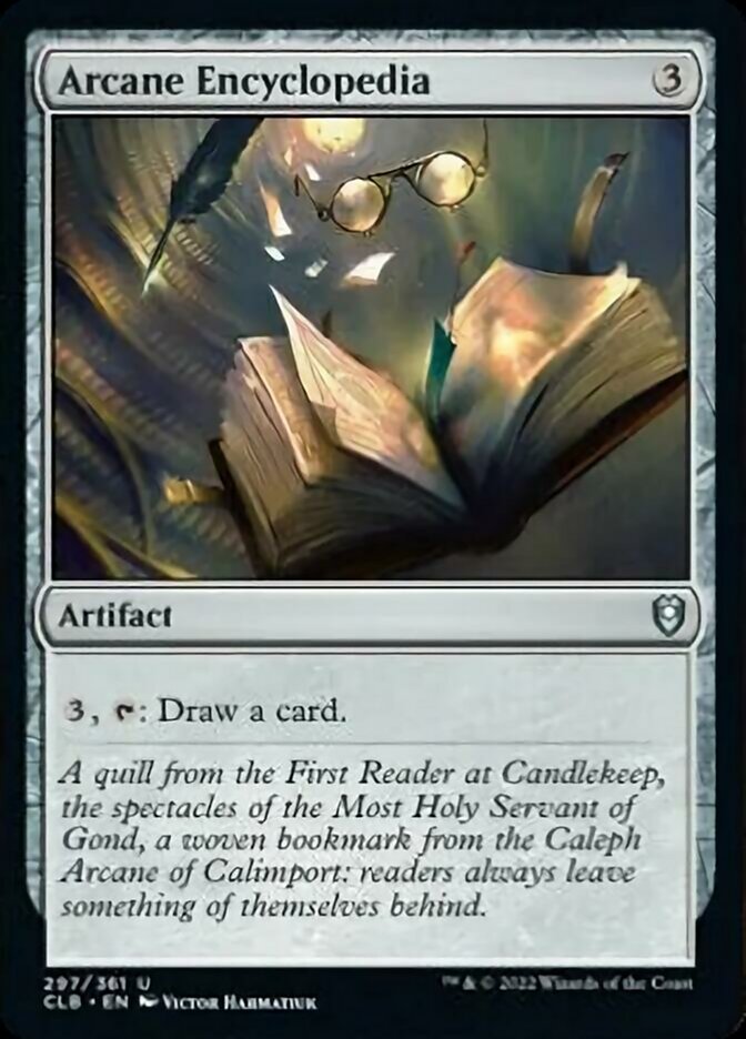 Arcane Encyclopedia [Commander Legends: Battle for Baldur's Gate] - Evolution TCG