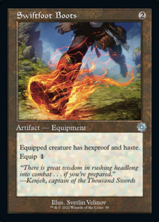 Swiftfoot Boots (Retro) [The Brothers' War Retro Artifacts] - Evolution TCG