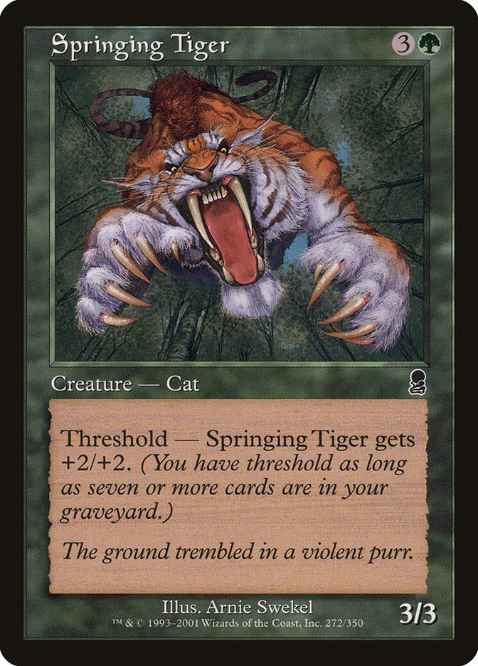Springing Tiger [Odyssey] - Evolution TCG
