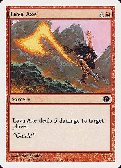 Lava Axe [Ninth Edition] - Evolution TCG