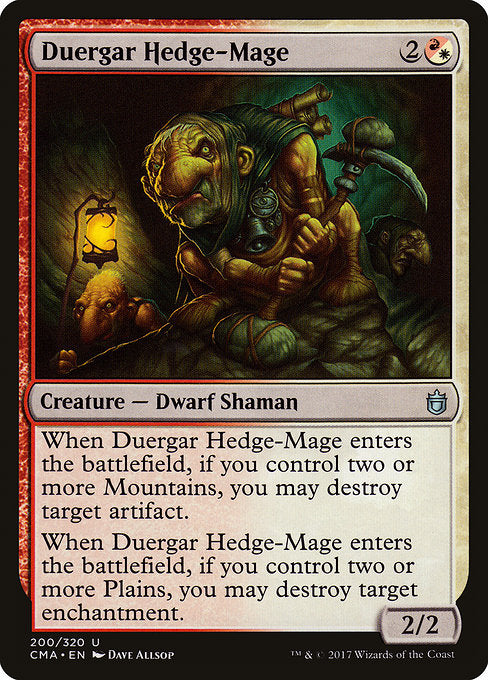 Duergar Hedge-Mage [Commander Anthology] - Evolution TCG