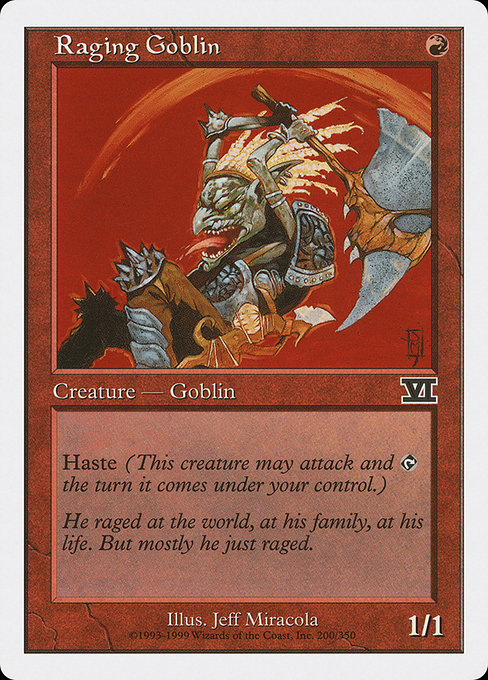 Raging Goblin [Classic Sixth Edition] - Evolution TCG