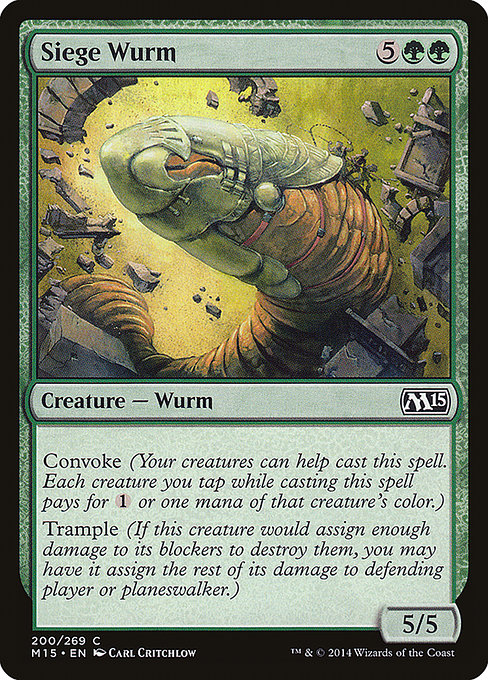 Siege Wurm [Magic 2015] - Evolution TCG