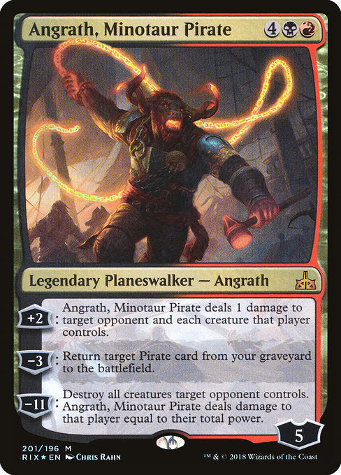 Angrath, Minotaur Pirate [Rivals of Ixalan] - Evolution TCG