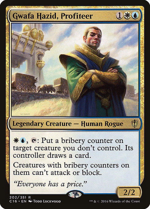 Gwafa Hazid, Profiteer [Commander 2016] - Evolution TCG