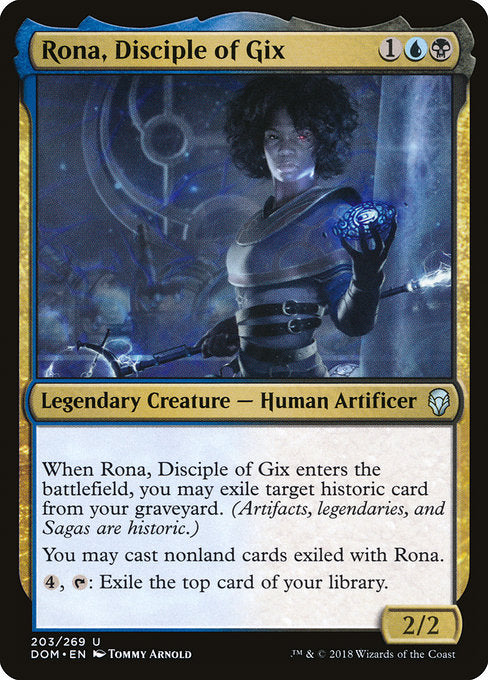 Rona, Disciple of Gix [Dominaria] - Evolution TCG