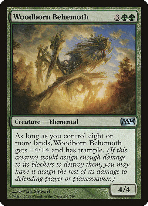 Woodborn Behemoth [Magic 2014] - Evolution TCG