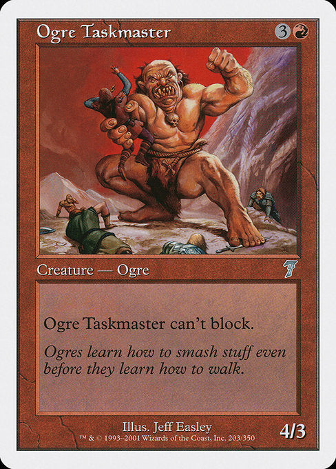 Ogre Taskmaster [Seventh Edition] - Evolution TCG