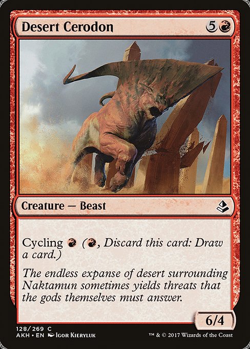 Desert Cerodon [Amonkhet] - Evolution TCG