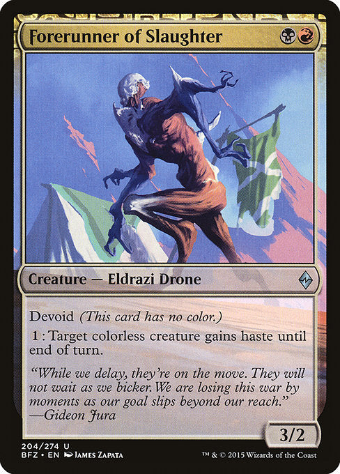 Forerunner of Slaughter [Battle for Zendikar] - Evolution TCG