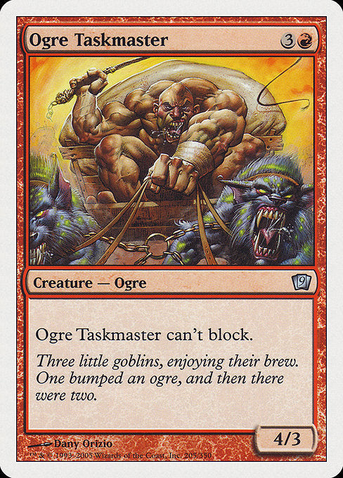 Ogre Taskmaster [Ninth Edition] - Evolution TCG