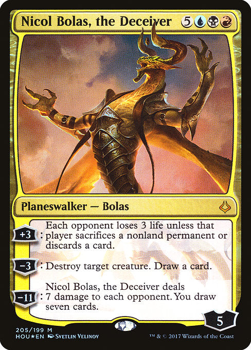 Nicol Bolas, the Deceiver [Hour of Devastation] - Evolution TCG