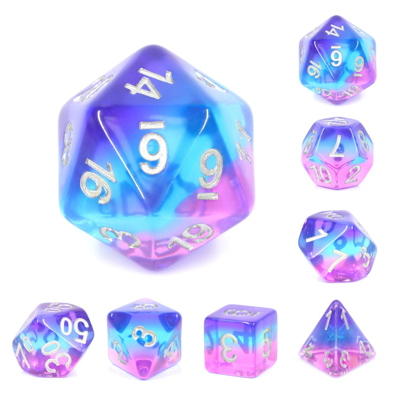 A&H Dice: Purple Sky - Poly 7 Die Set - Evolution TCG