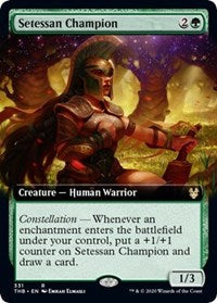 Setessan Champion (Extended Art) [Theros Beyond Death] - Evolution TCG