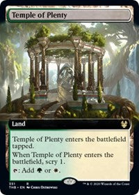 Temple of Plenty (Extended Art) [Theros Beyond Death] - Evolution TCG