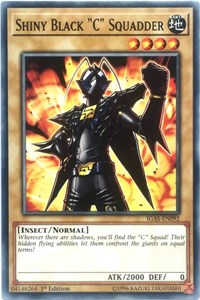 Shiny Black "C" Squadder [IGAS-EN092] Common - Evolution TCG