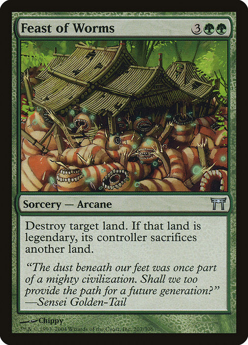 Feast of Worms [Champions of Kamigawa] - Evolution TCG