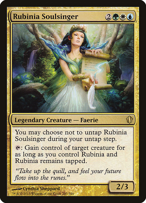 Rubinia Soulsinger [Commander 2013] - Evolution TCG