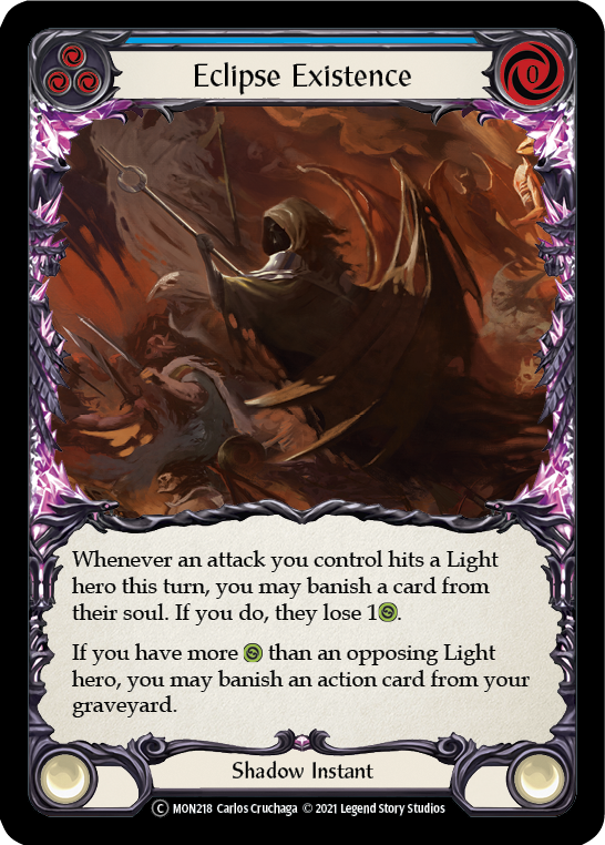 Eclipse Existence [U-MON218] (Monarch Unlimited)  Unlimited Normal - Evolution TCG