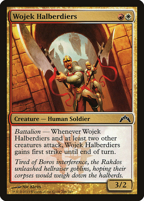 Wojek Halberdiers [Gatecrash] - Evolution TCG