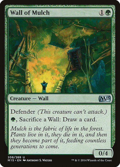 Wall of Mulch [Magic 2015] - Evolution TCG