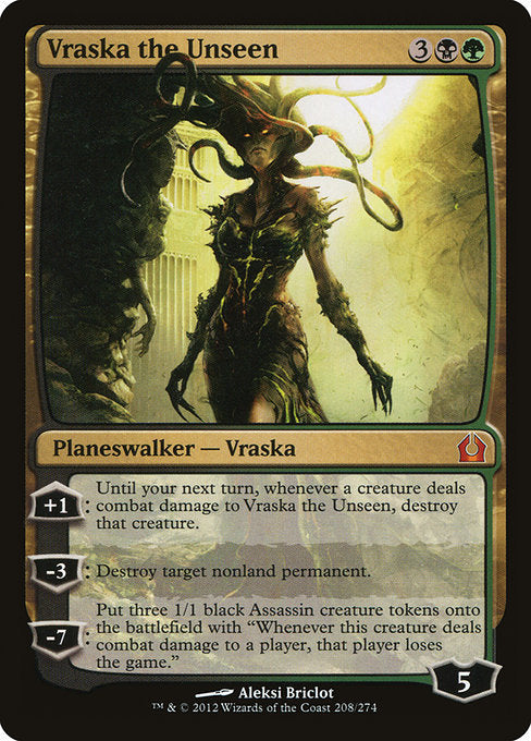 Vraska the Unseen [Return to Ravnica] - Evolution TCG